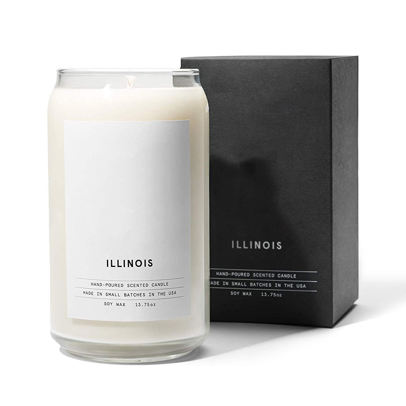 Органические керамические свечи Woodwick молочного цвета M&Scent по индивидуальному заказу, контейнер для свечей