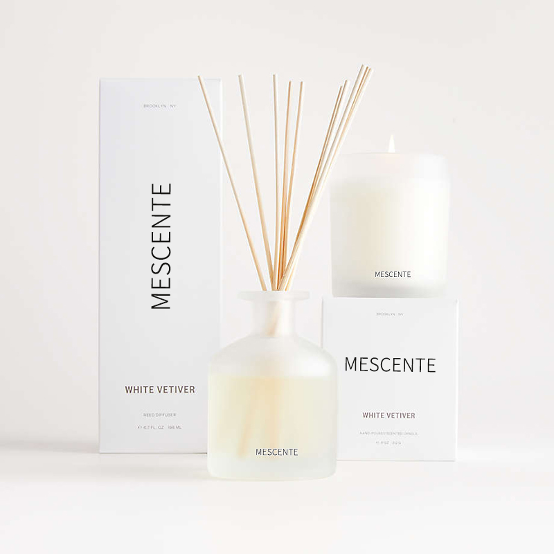 M&Scent оптом роскошные ароматические свечи из соевого воска под собственной торговой маркой в ​​коробке