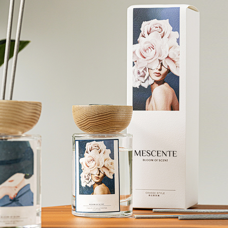 M&Scent оптовые наборы диффузоров для стеклянных бутылок под частной торговой маркой с пробкой
