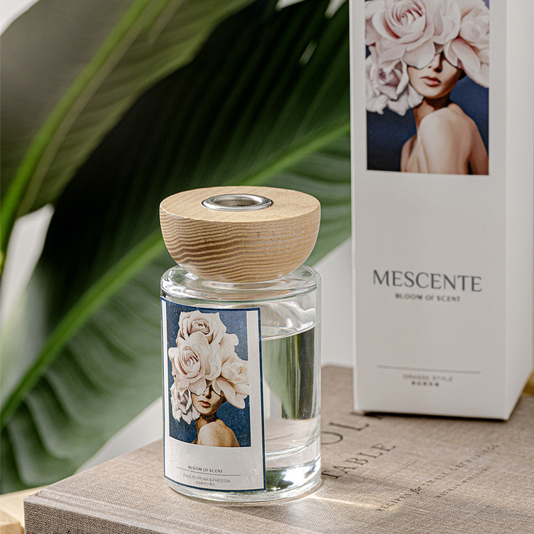 M&Scent оптовые наборы диффузоров для стеклянных бутылок под частной торговой маркой с пробкой