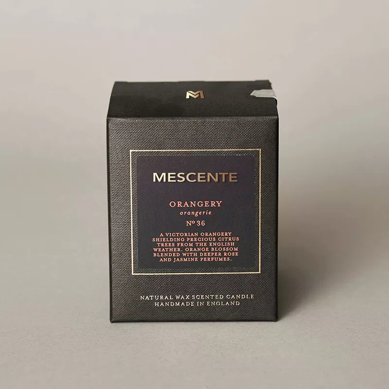 Оптовая продажа M & Scent, новые роскошные рождественские хрустальные банки под частной маркой, ароматическая соевая свеча Керцена с крышкой