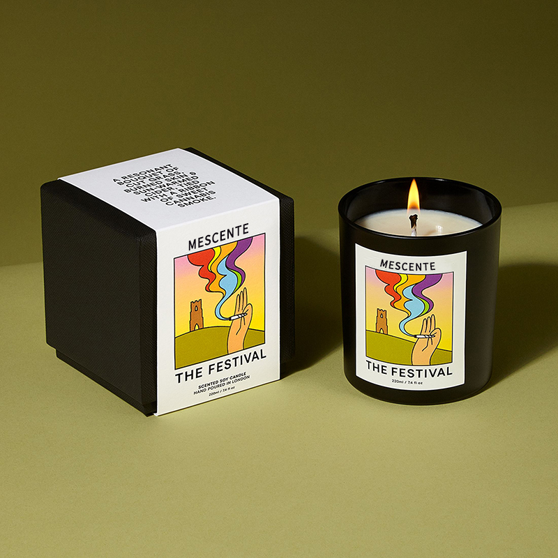 M & Scent оптовая продажа роскошных традиционных торговых марок ручной работы рождественские хрустальные ароматические соевые восковые свечи