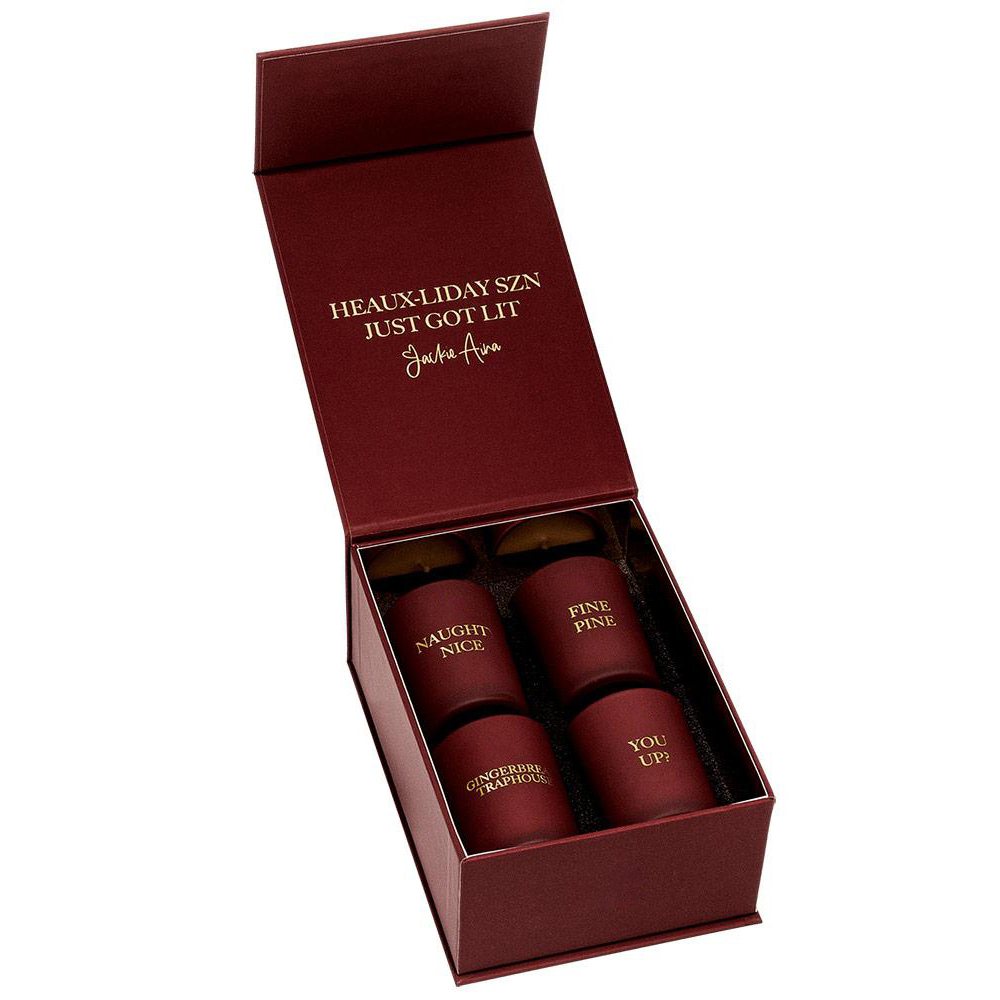 Роскошная частная торговая марка M&Scent, декор для дома, ароматические ароматические свечи, подарочный набор из 4 штук.