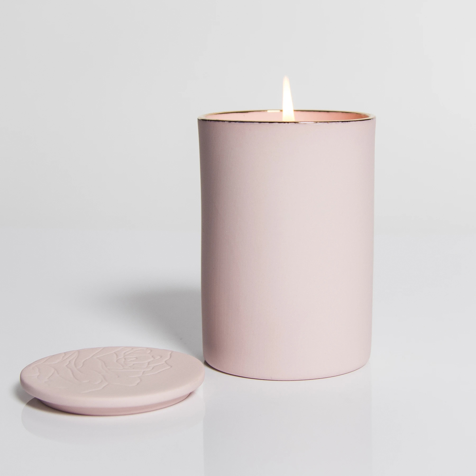 M & Scent оптовый стеклянный стеклянный подсвечник, дешевые ароматические ароматические масляные свечи, подарочный набор с логотипом