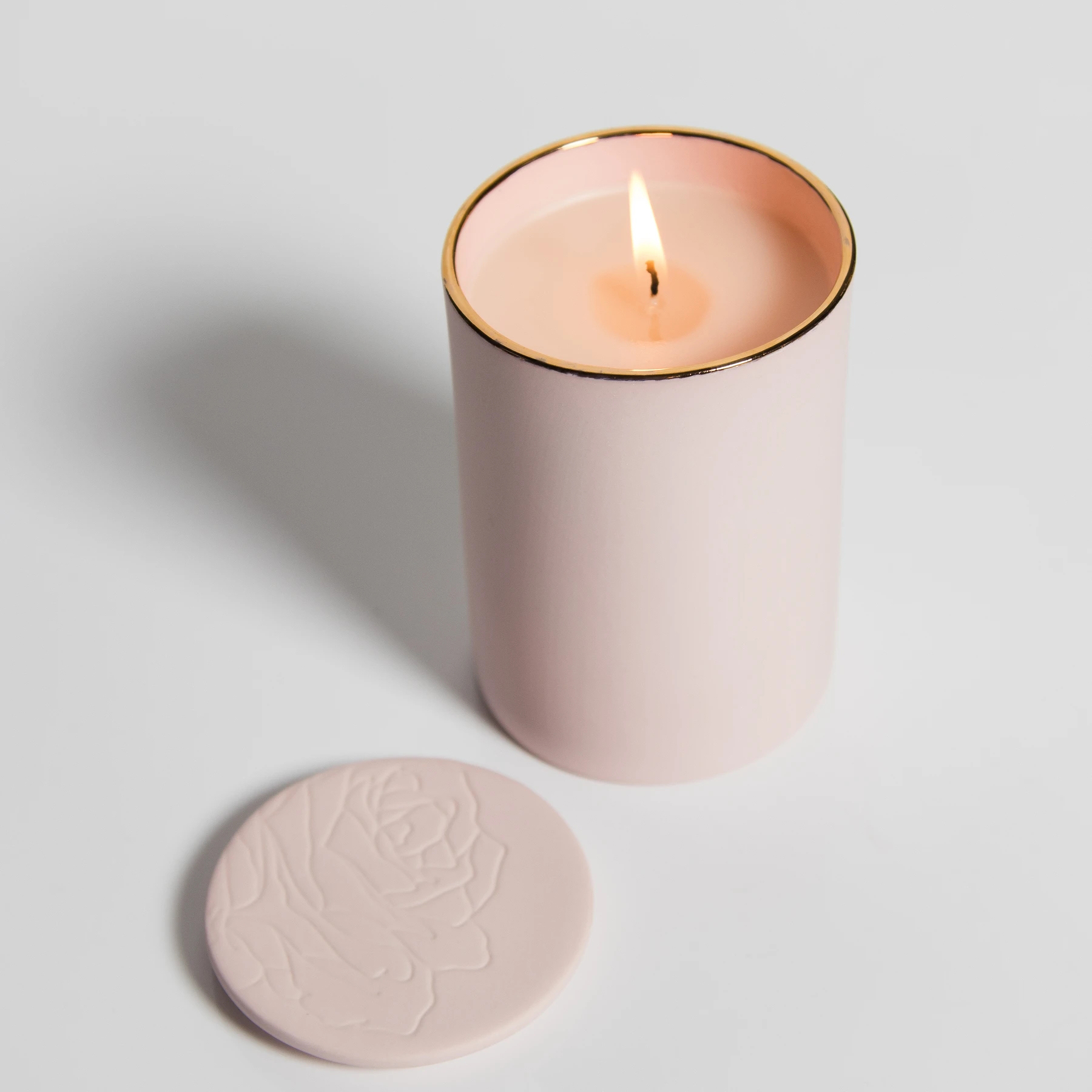 M & Scent оптовый стеклянный стеклянный подсвечник, дешевые ароматические ароматические масляные свечи, подарочный набор с логотипом