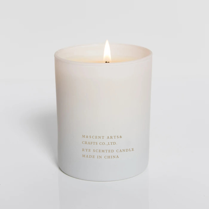 M & Scent оптовые недорогие частные марки большой белый натуральный фитиль ароматерапия ароматические свечи с эфирным маслом