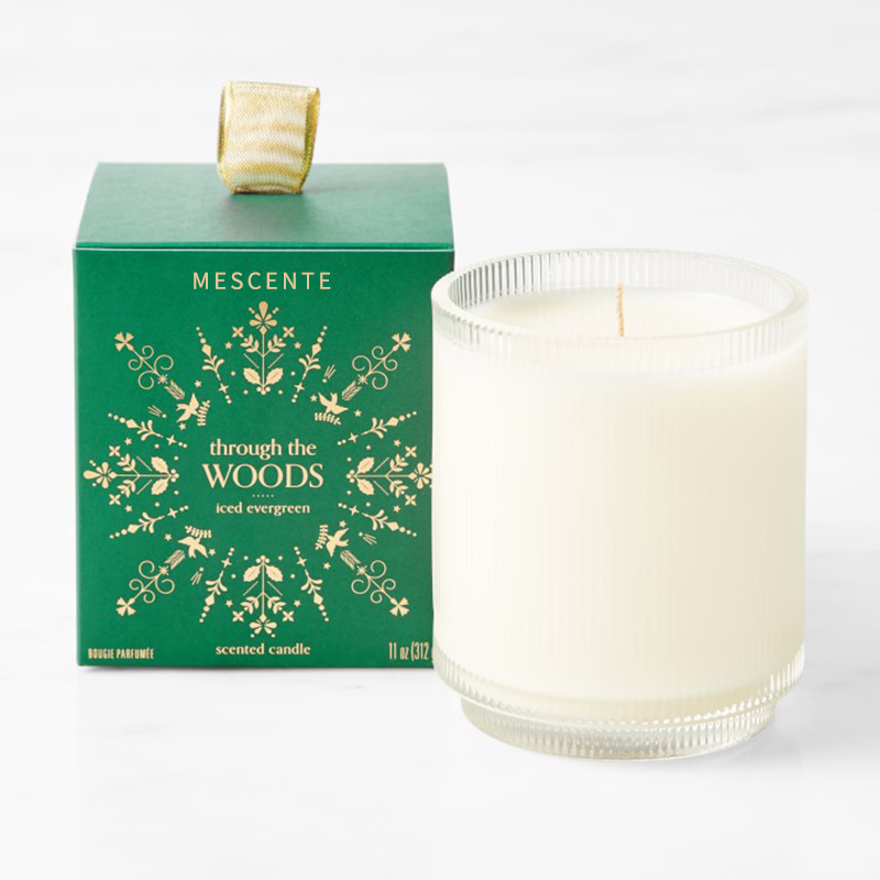 M&Scent Изготовленный на заказ логотип Домашние органические ароматические соевые свечи под собственной торговой маркой в ​​стеклянном банке