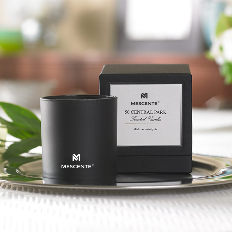 M&S ароматические оптовые роскошные хромированные мужские свечи для ароматерапии под частной маркой 22 унции с кристаллами внутри