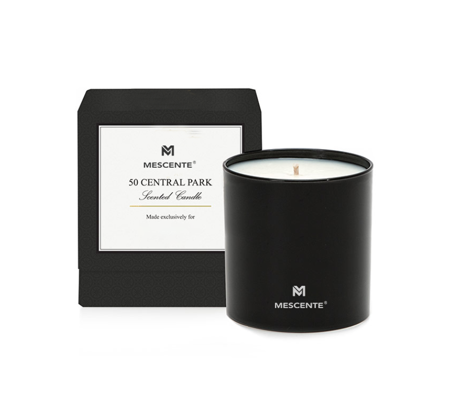 M&S ароматические оптовые роскошные хромированные мужские свечи для ароматерапии под частной маркой 22 унции с кристаллами внутри