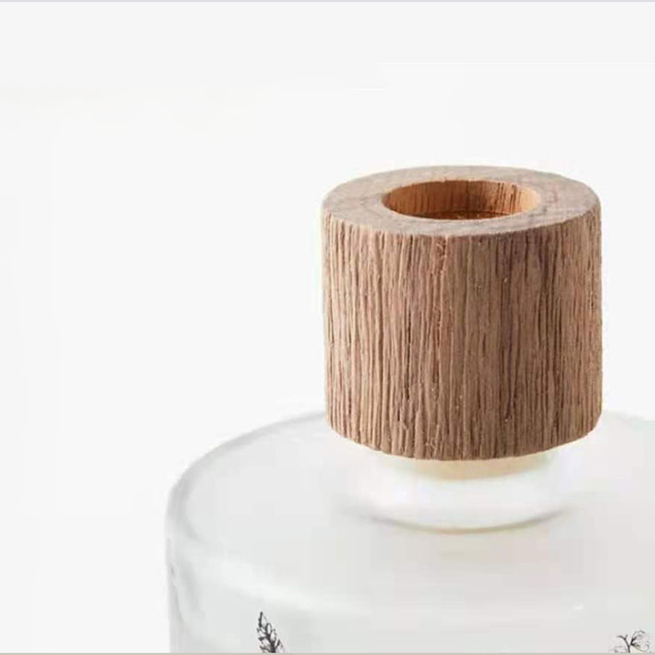 M & Scent оптовая продажа, цветочный индивидуальный декоративный янтарный стеклянный диффузор без огня, уникальный прозрачный цветочный аромат-диффузор