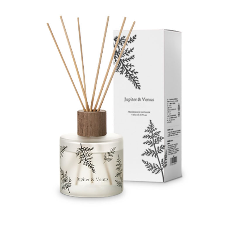 M & Scent оптовая продажа, цветочный индивидуальный декоративный янтарный стеклянный диффузор без огня, уникальный прозрачный цветочный аромат-диффузор