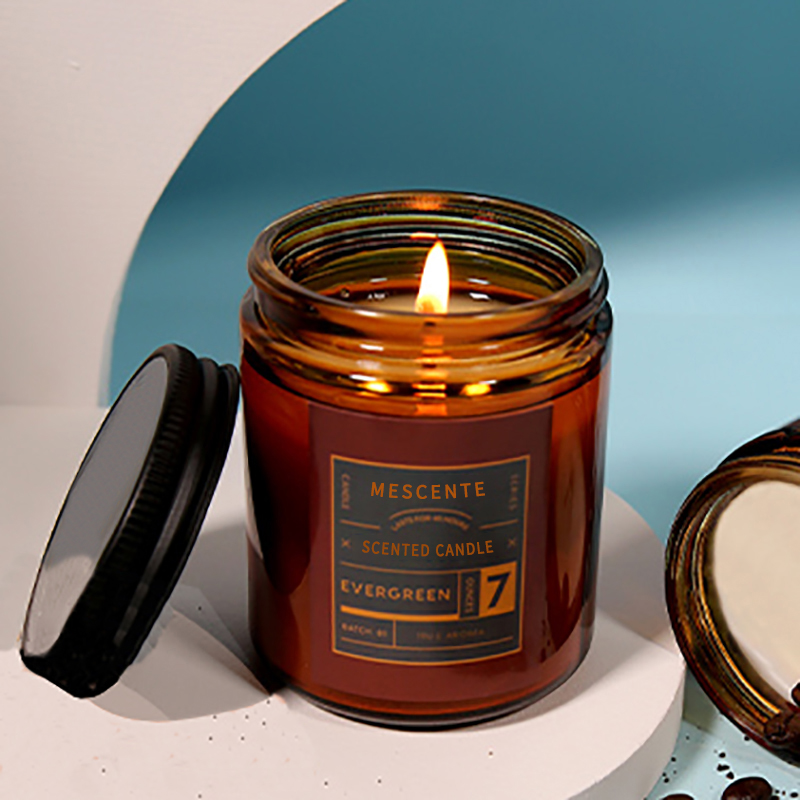 Роскошные ароматические свечи M&Scent из соевого воска с крышкой под частной торговой маркой