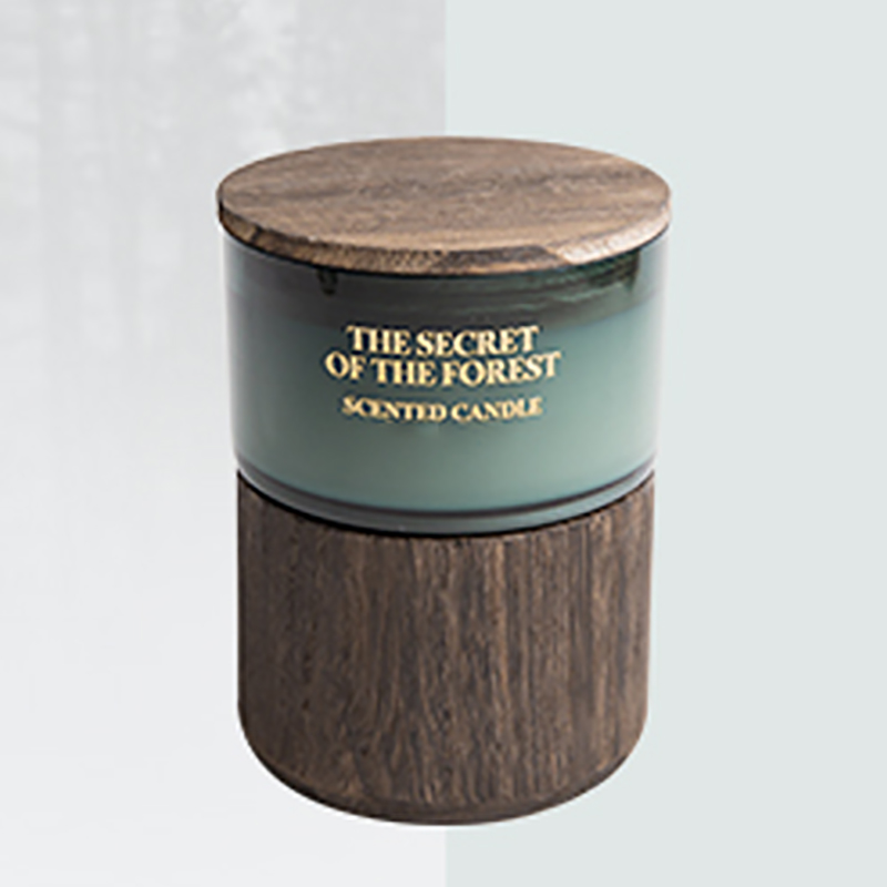 Стеклянные банки M&Scent на заказ, оптовый заказ, ароматическая свеча из соевого воска с кристаллами