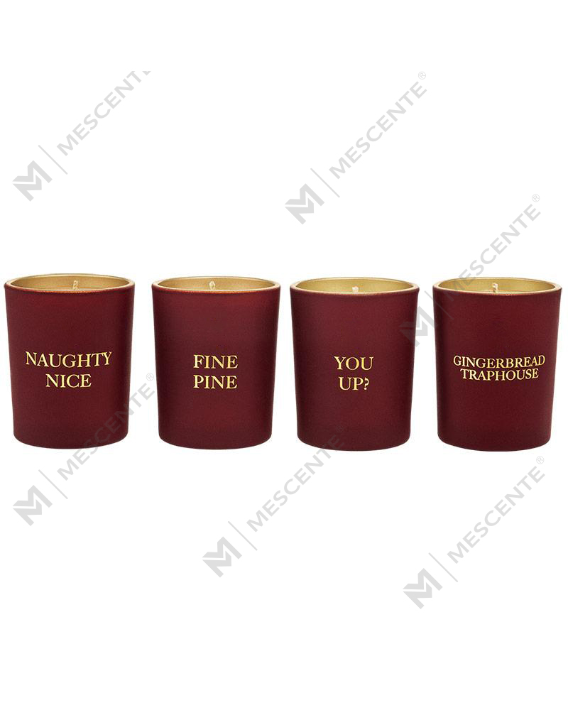 M&Scent роскошная частная торговая марка, домашний декор, ароматические ароматические свечи, подарочный набор из 4 штук
