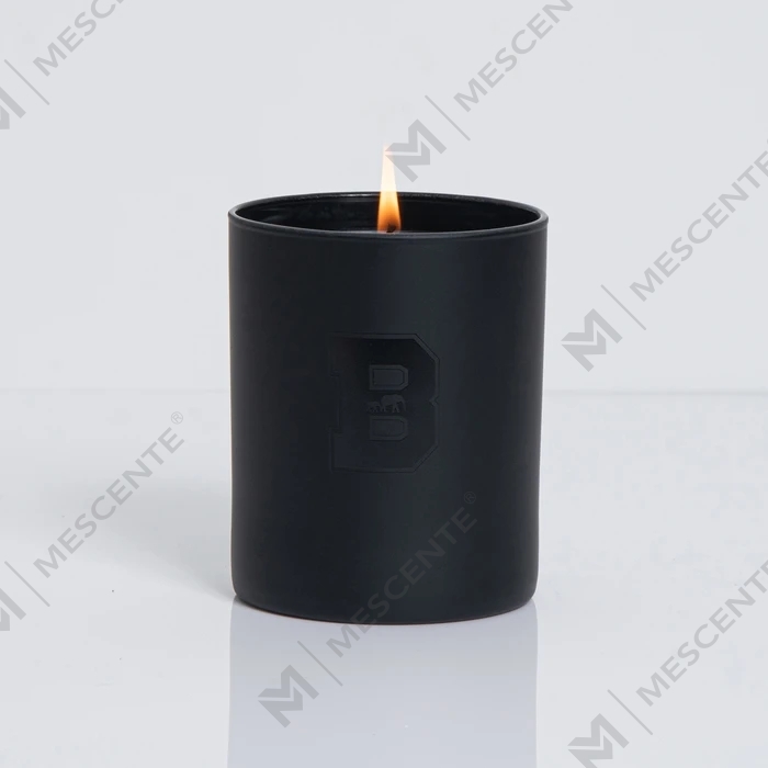 M&Scent оптом роскошные черные уникальные банки свадебные декоративные ароматические соевые свечи с кристаллами