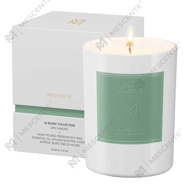 M & Scent оптовая продажа на заказ Роскошные черные стеклянные банки Рождественские наборы соевых восковых свечей для ароматерапии