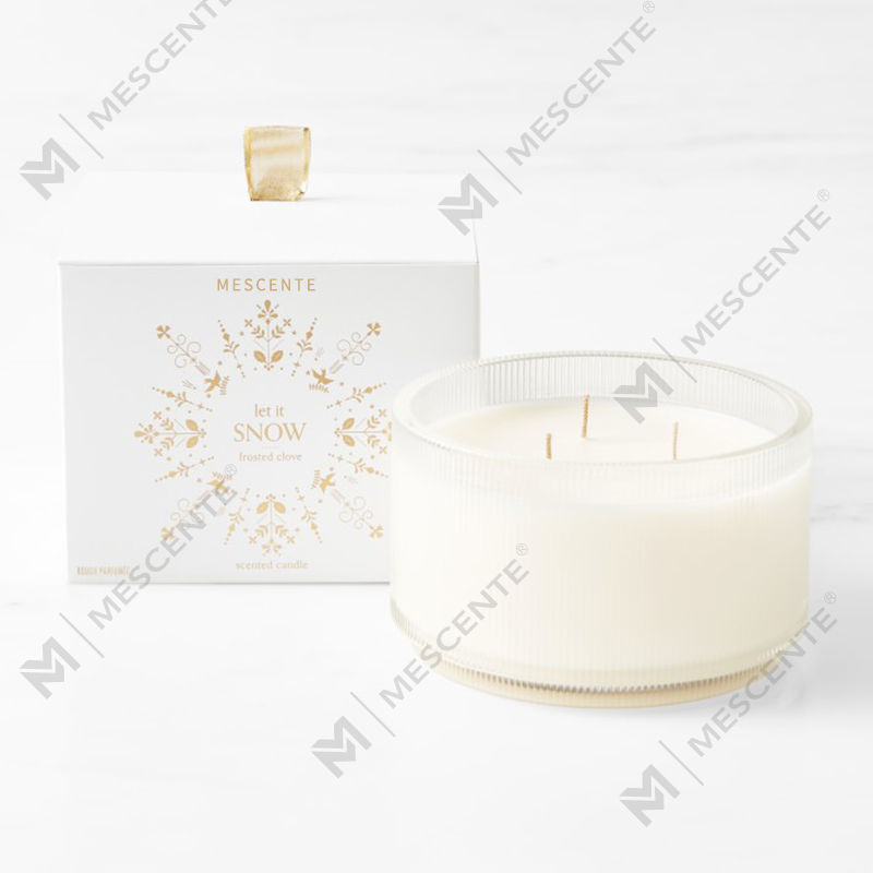 M&Scent Изготовленный на заказ логотип Домашние органические ароматические соевые свечи под собственной торговой маркой в ​​стеклянной банке