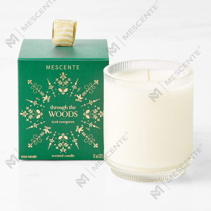 M&Scent Изготовленный на заказ логотип Домашние органические ароматические соевые свечи под собственной торговой маркой в ​​стеклянной банке