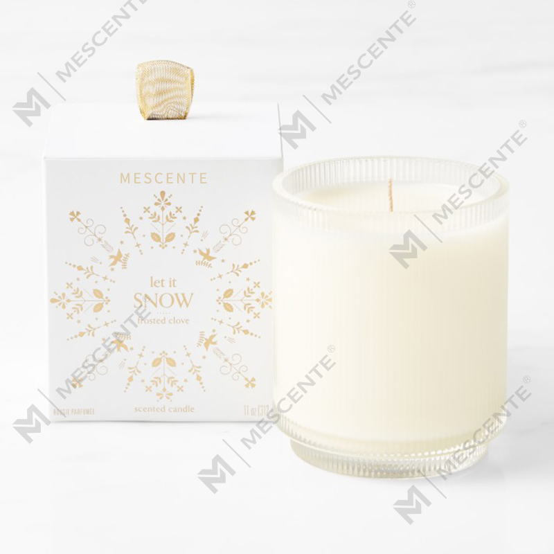 M&Scent Изготовленный на заказ логотип Домашние органические ароматические соевые свечи под собственной торговой маркой в ​​стеклянной банке