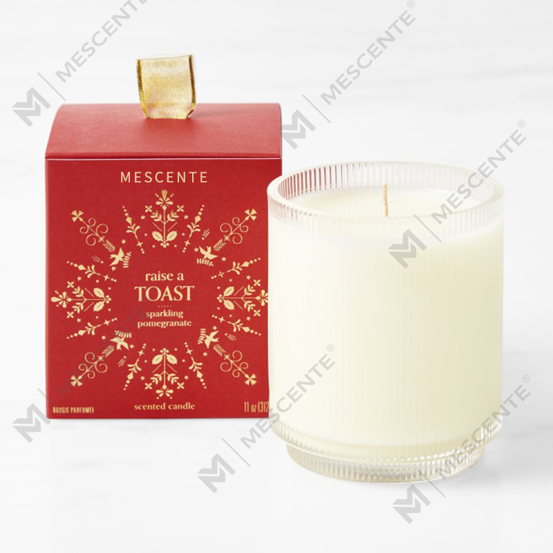 M&Scent Изготовленный на заказ логотип Домашние органические ароматические соевые свечи под собственной торговой маркой в ​​стеклянной банке