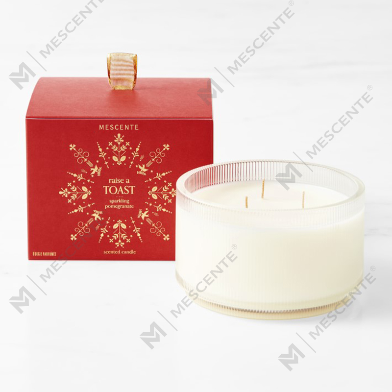 M&Scent Изготовленный на заказ логотип Домашние органические ароматические соевые свечи под собственной торговой маркой в ​​стеклянной банке