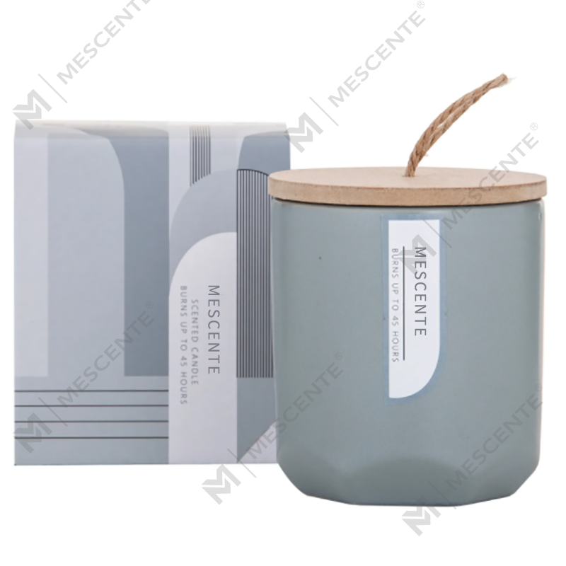M&Scent Custom Luxury Создайте свой собственный производитель соевых свечей с ароматом деревянного фитиля в стеклянной банке