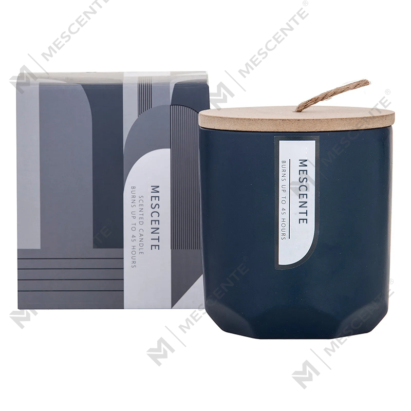M&Scent Custom Luxury Создайте свой собственный производитель соевых свечей с ароматом деревянного фитиля в стеклянной банке