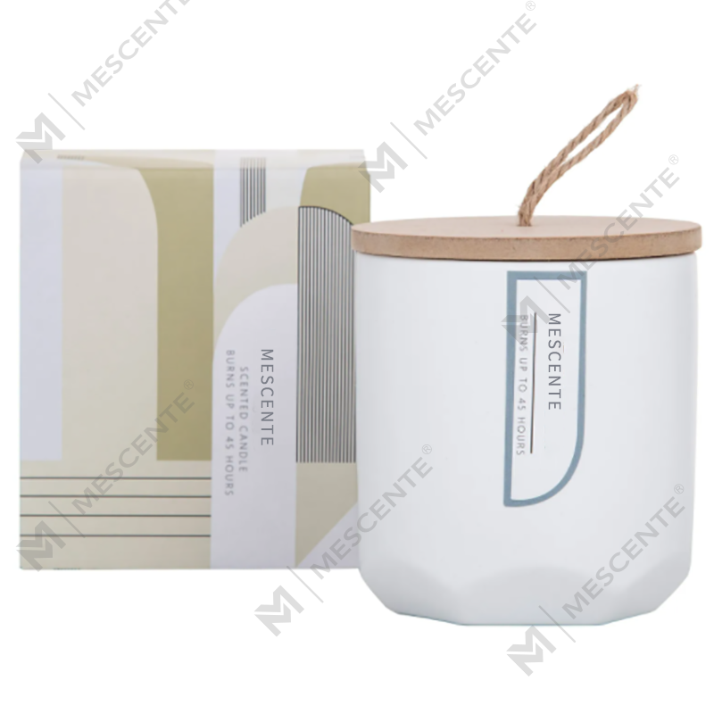 M&Scent Custom Luxury Создайте свой собственный производитель соевых свечей с ароматом деревянного фитиля в стеклянной банке