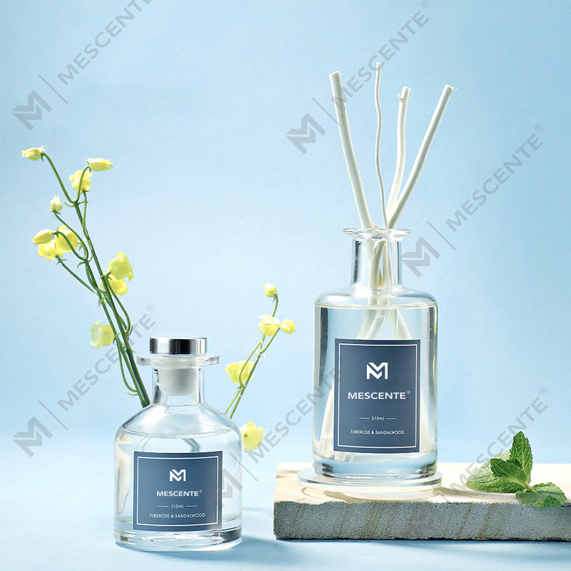 M&Scent Оптовая роскошная стеклянная бутылка 2025 Новое поступление Новейший дизайн Рид-диффузор