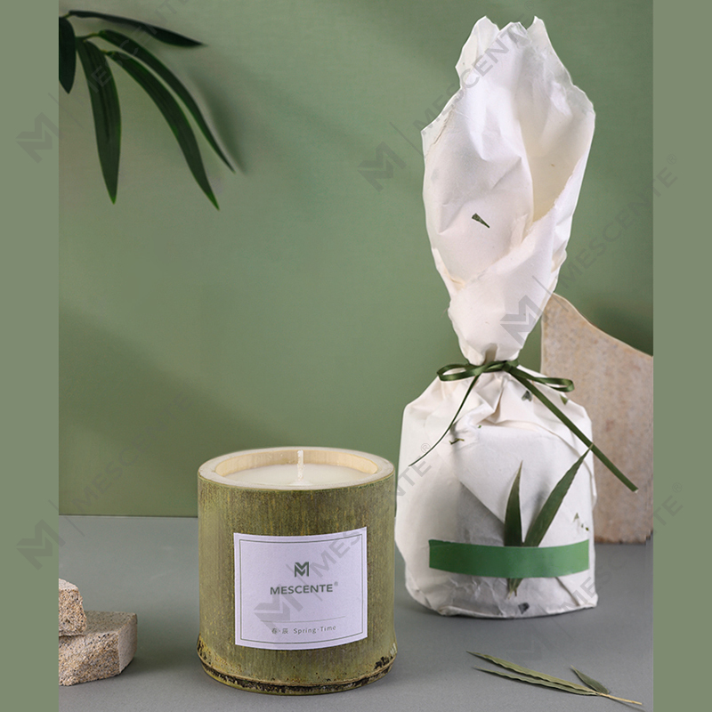Роскошные деревянные подсвечники M&Scent, свечи частной торговой марки с ароматом в коробке