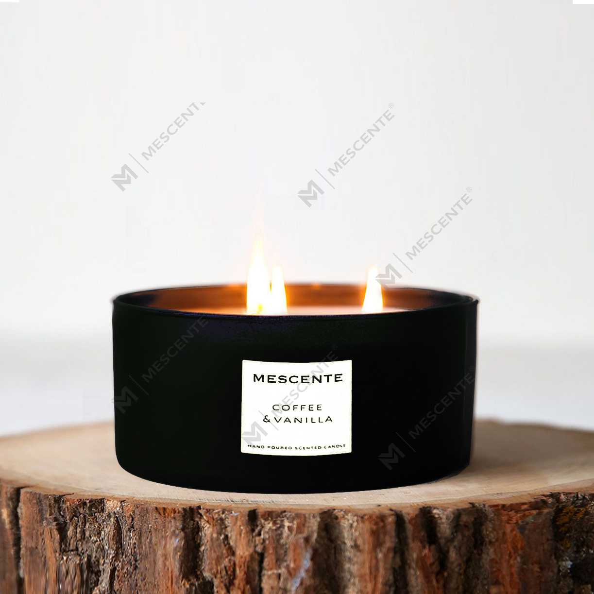 M&Scent оптовая продажа декоративная ароматерапия 3 фитиля ароматические свечи с кокосовой пальмой подарочный набор