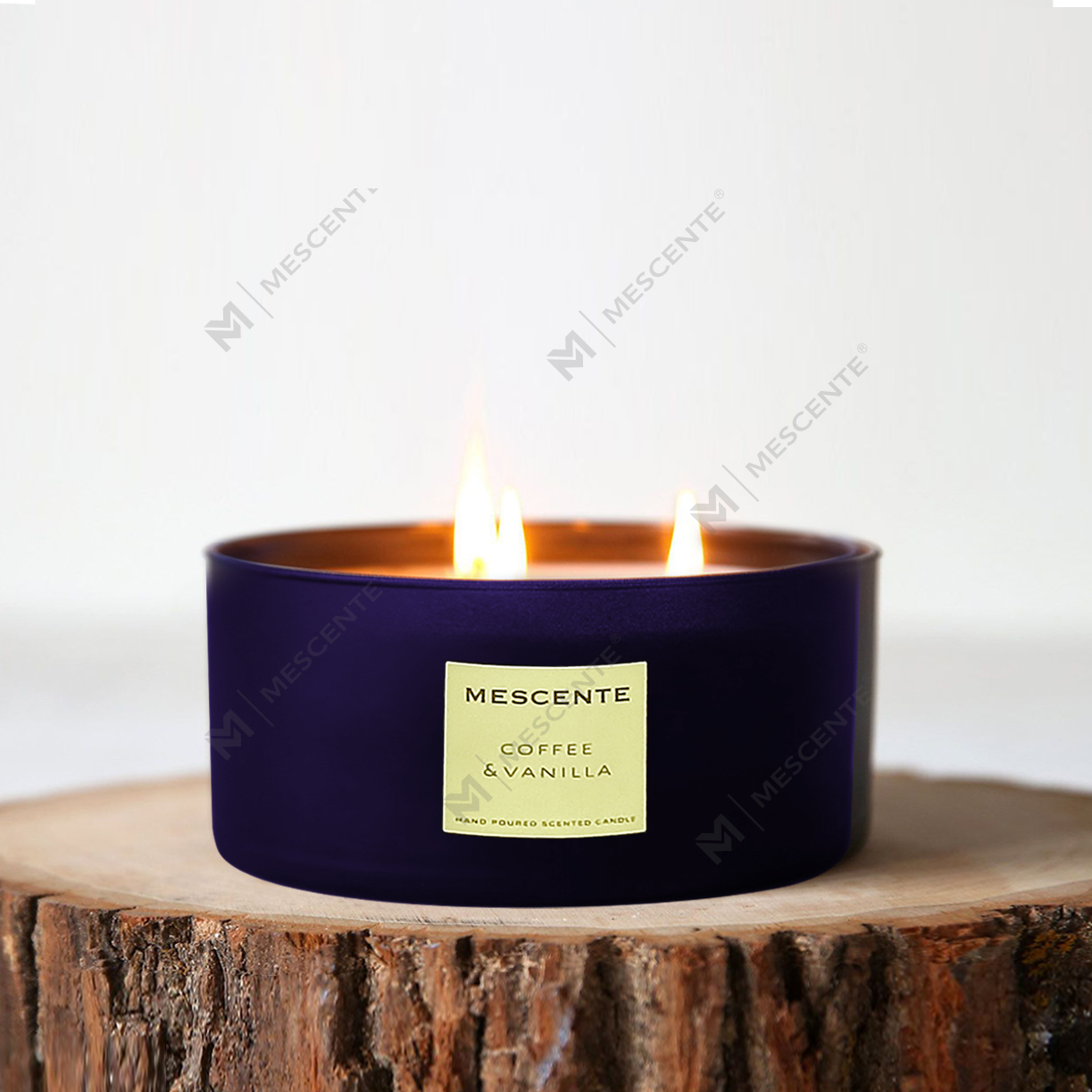 M&Scent оптовая продажа декоративная ароматерапия 3 фитиля ароматические свечи с кокосовой пальмой подарочный набор