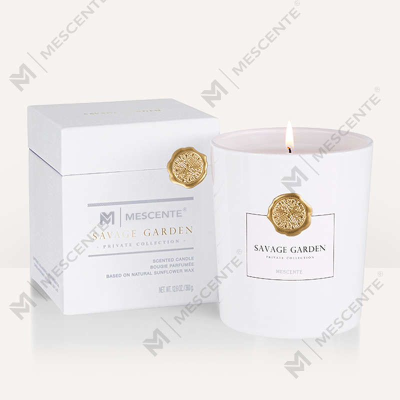 M&Scent роскошные декоративные стеклянные банки под частной торговой маркой, ароматическая свеча из соевого воска