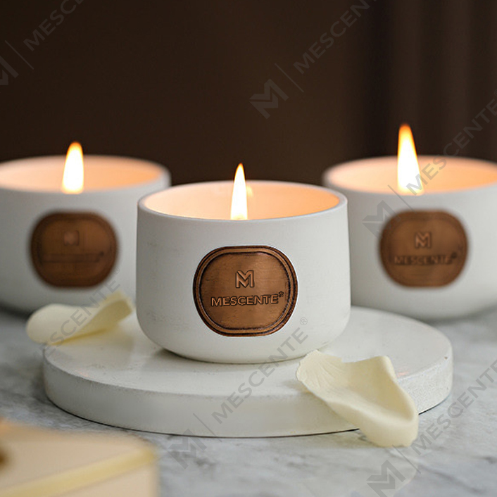 Подарочные наборы керамических свечей из кокосового воска M&Scent под частной торговой маркой на заказ