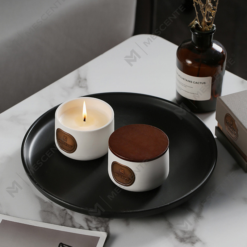 Подарочные наборы керамических свечей из кокосового воска M&Scent под частной торговой маркой на заказ