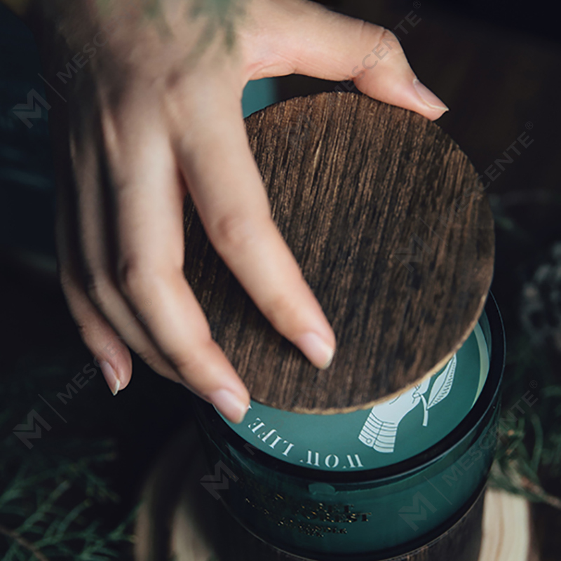 M&Scent стеклянные банки на заказ, оптовый заказ, ароматическая свеча из соевого воска с кристаллами