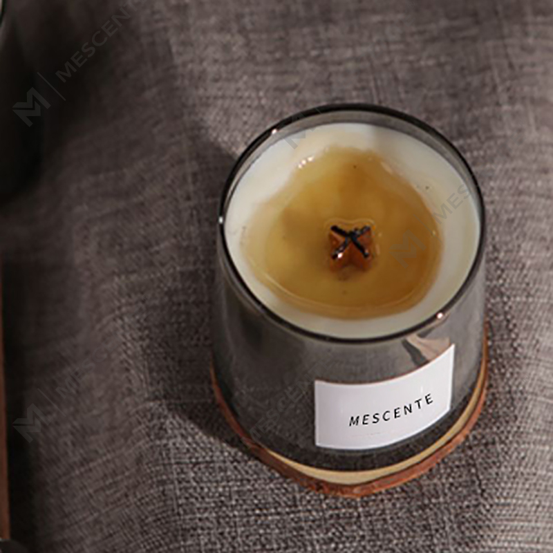 Роскошные стеклянные банки M & Scent, хрустальные деревянные фитили, ароматические свечи из соевого воска, свадебные свечи