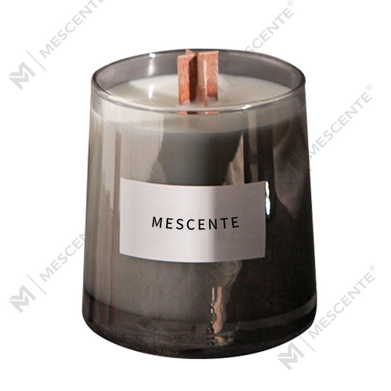 Роскошные стеклянные банки M & Scent, хрустальные деревянные фитили, ароматические свечи из соевого воска, свадебные свечи