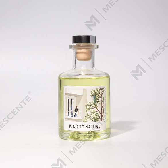 M&Scent Luxury 200 мл Индивидуальная белая бутылка с деревянными палочками и тростниковым диффузором в коробке