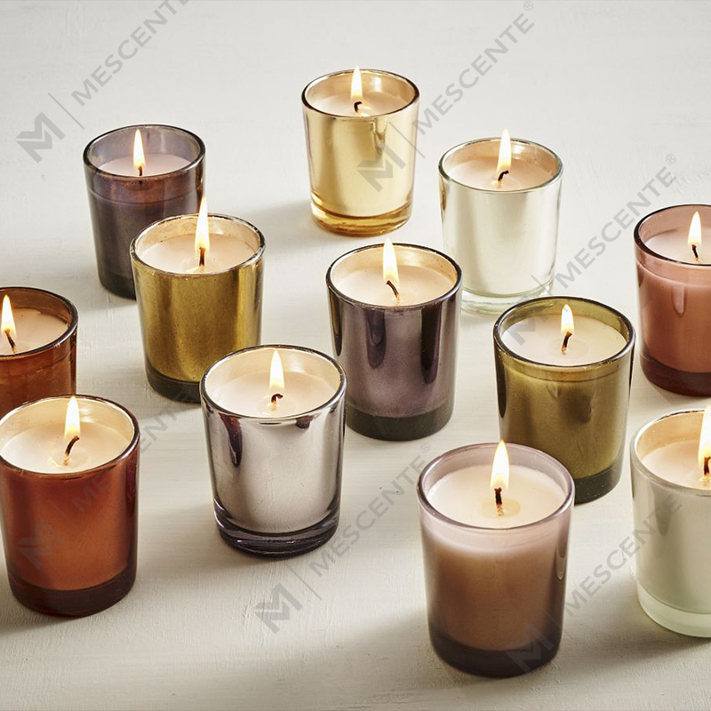 M&Scent Luxury Custom Jar Домашний ароматизатор Рождественские ароматические соевые восковые свечи с крышкой