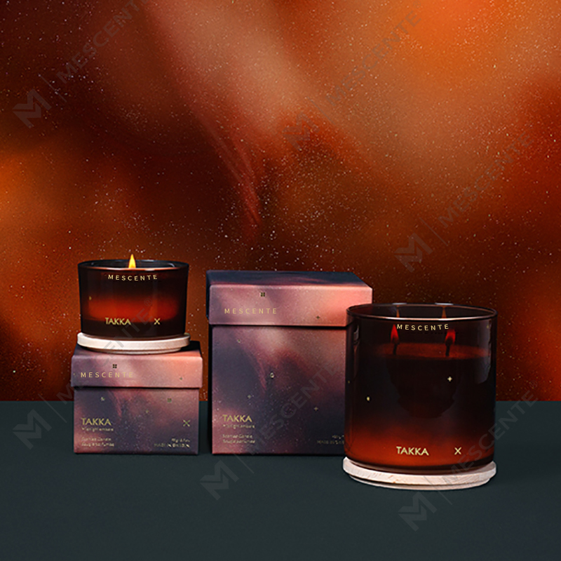 M&Scent Роскошные изготовленные на заказ рождественские декоративные ароматические свечи из соевого воска ручной работы в подарочной упаковке