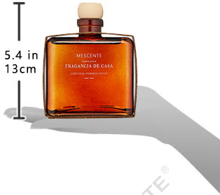 M&Scent Роскошный изготовленный на заказ большой стеклянный флакон розового золота с цветком и частной торговой маркой, диффузор с жидким тростником и подарочной коробкой