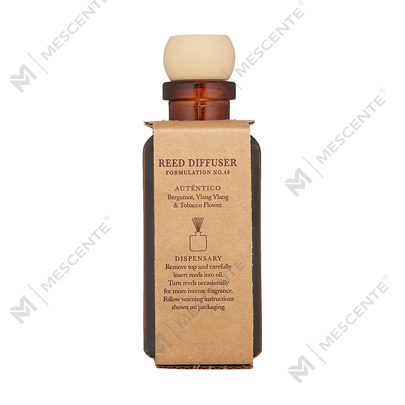 M&Scent Роскошный изготовленный на заказ большой стеклянный флакон розового золота с цветком и частной торговой маркой, диффузор с жидким тростником и подарочной коробкой
