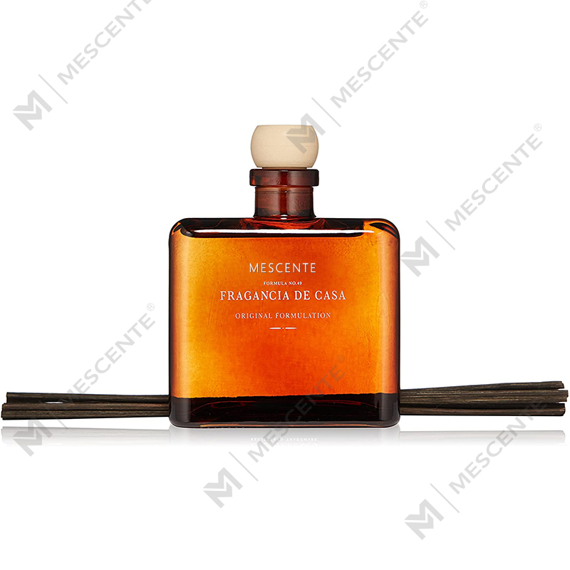 M&Scent Роскошный изготовленный на заказ большой стеклянный флакон розового золота с цветком и частной торговой маркой, диффузор с жидким тростником и подарочной коробкой