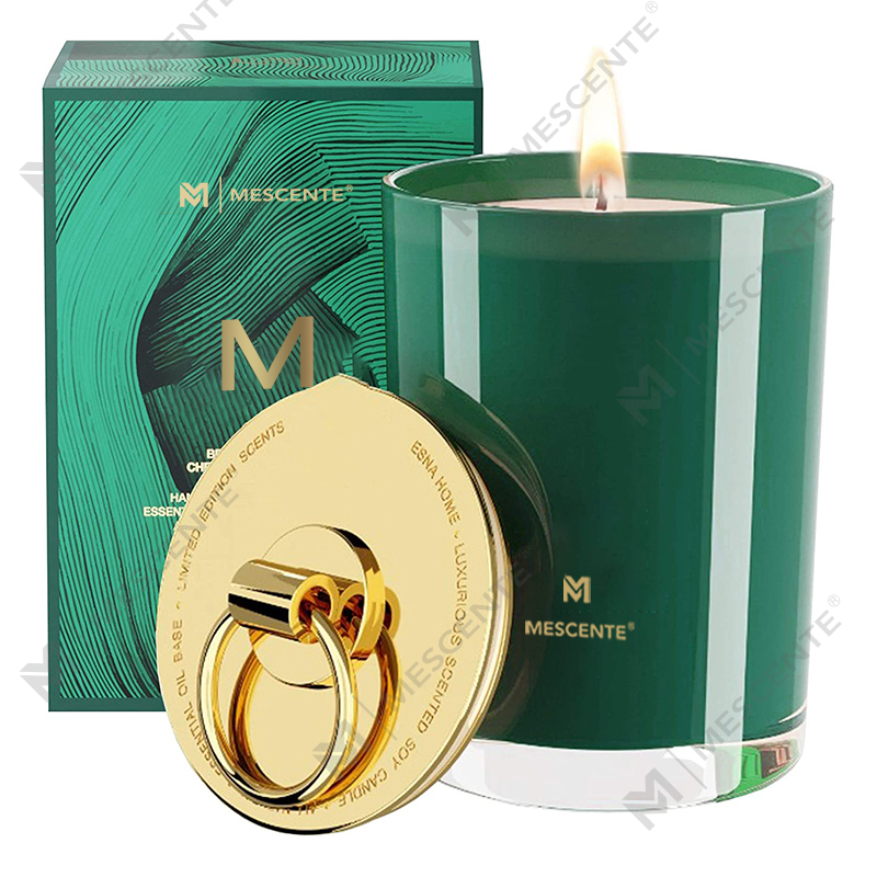 M&Scent Роскошные свадебные ароматические свечи с логотипом из белого соевого воска, изготовленные на заказ свечи для лагеря