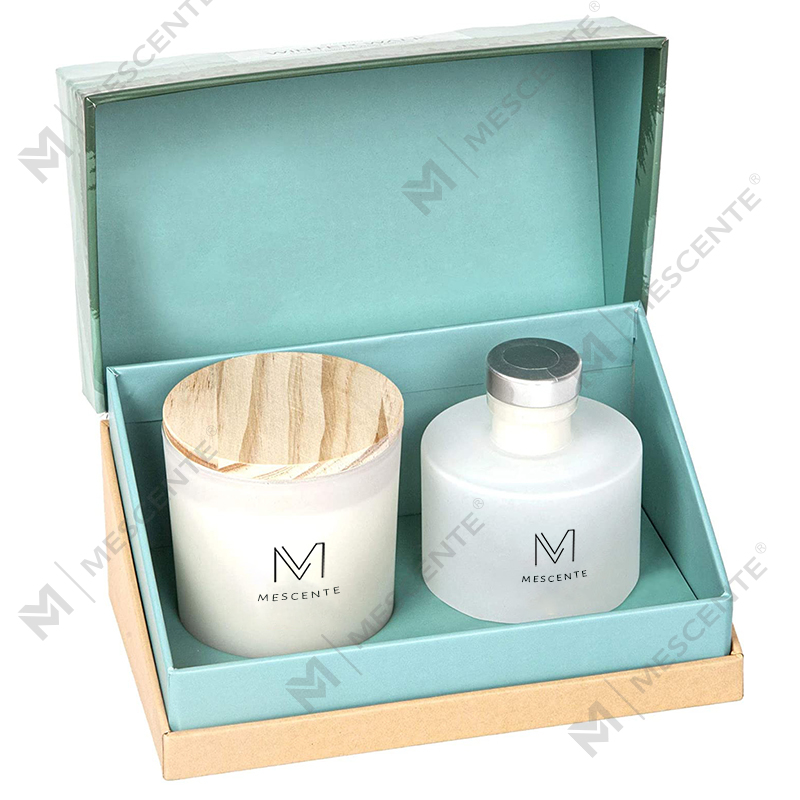 M&Scent Роскошные Персонализированные Частные Марки Осенний Декор Ароматические Ароматические Соевые Свечи Рид Диффузор Подарочный Набор