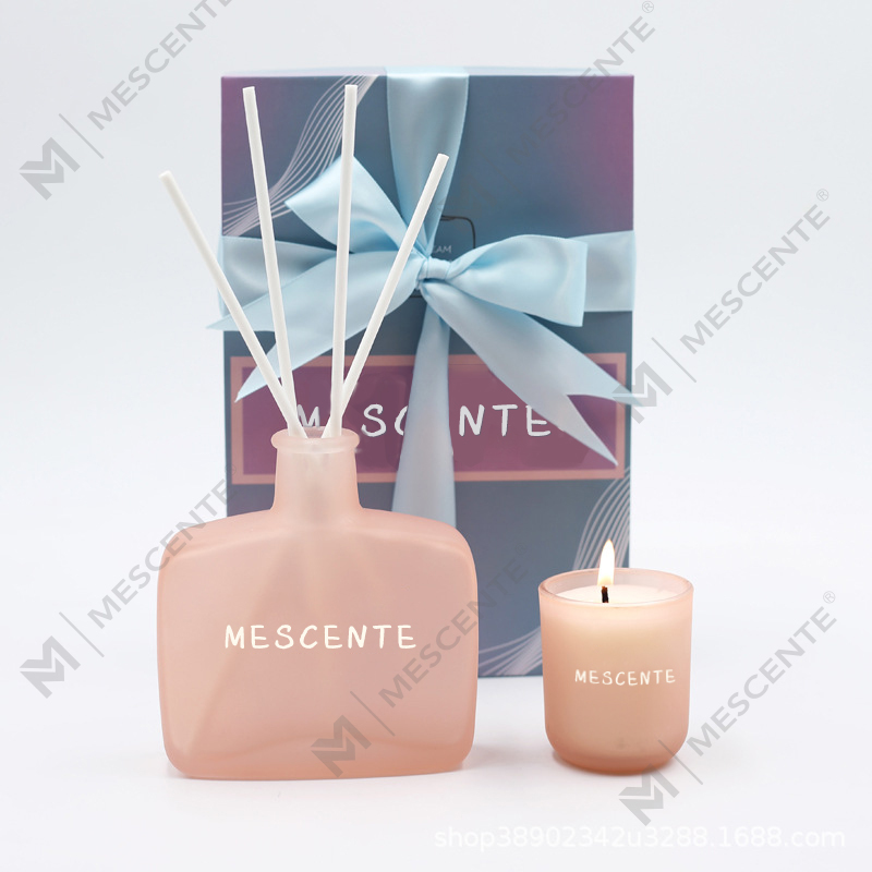 Подарочный набор свечей и тростникового диффузора, ароматические свечи Арома-диффузор