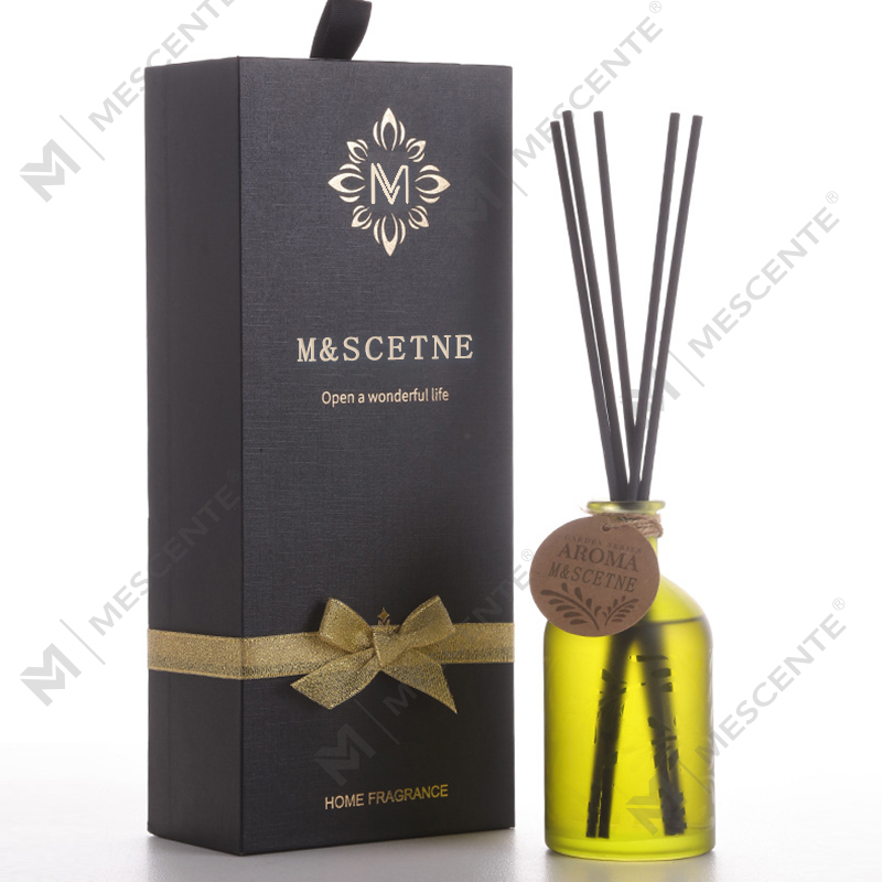 M&Scent Luxury Custom Private Label Стеклянная бутылка Цветочный жидкий диффузор с подарочной коробкой