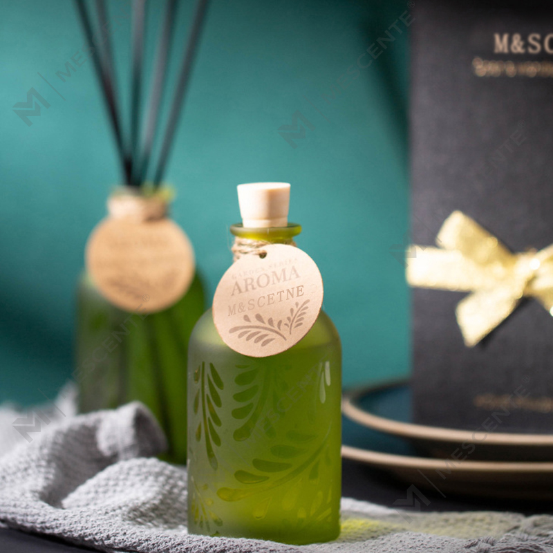 M&Scent Luxury Custom Private Label Стеклянная бутылка Цветочный жидкий диффузор с подарочной коробкой