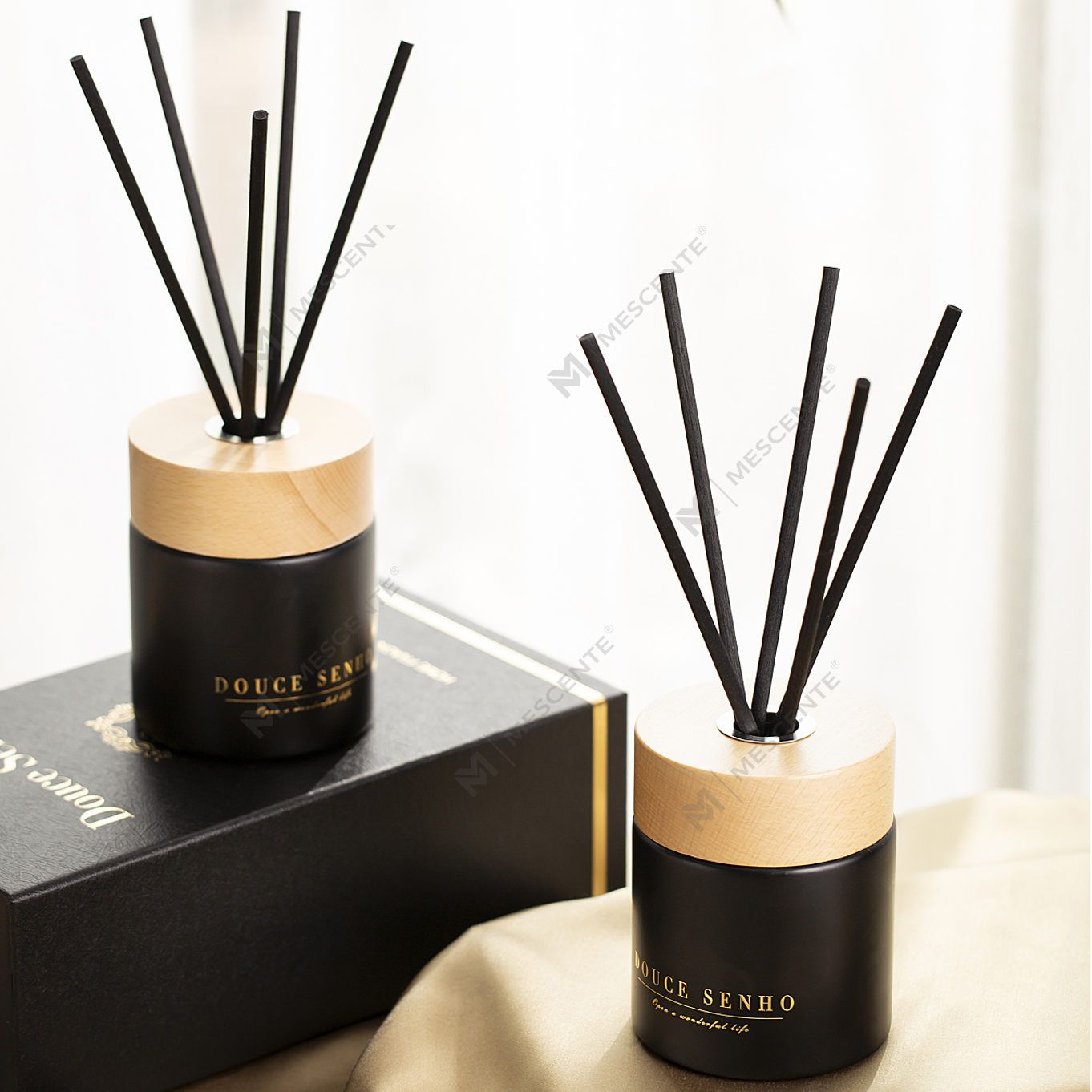 M&Scent Black Bottle Духи Арома-диффузор Масло, ароматизаторы Таиландские тростниковые диффузоры Подарочный набор